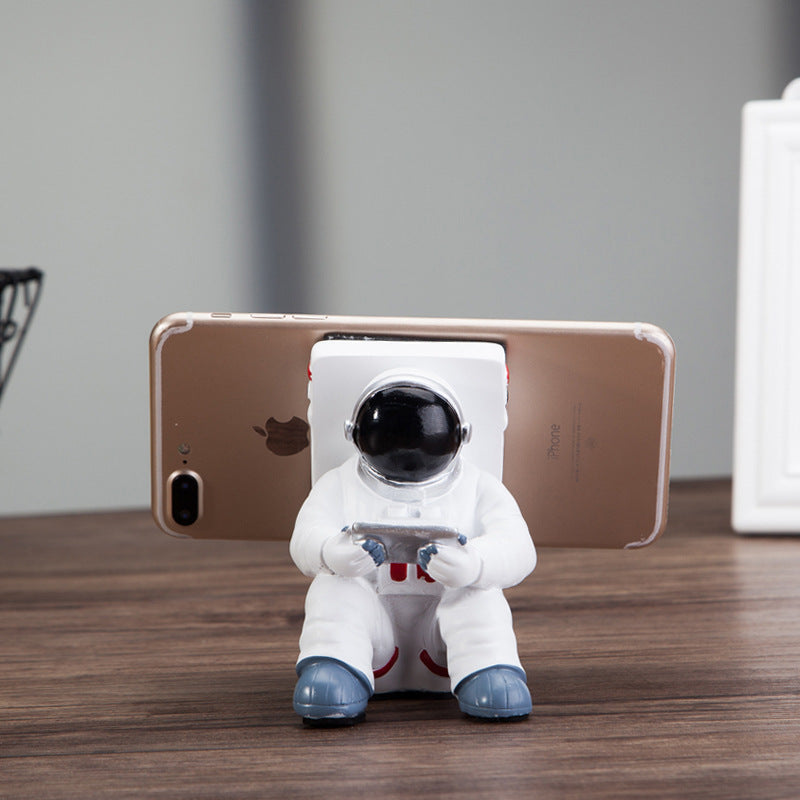 Simple Astronaut Mobile Phone Stand Student Desktop Holder Cute Spaceman