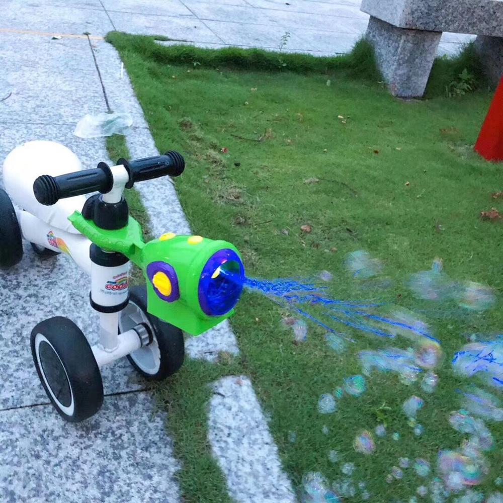 Bike Bubble Machine Automatic Bubble Machine Gun Soap Glow Bubble Blower Outdoor Kids Child Brinquedos Toy For Kids