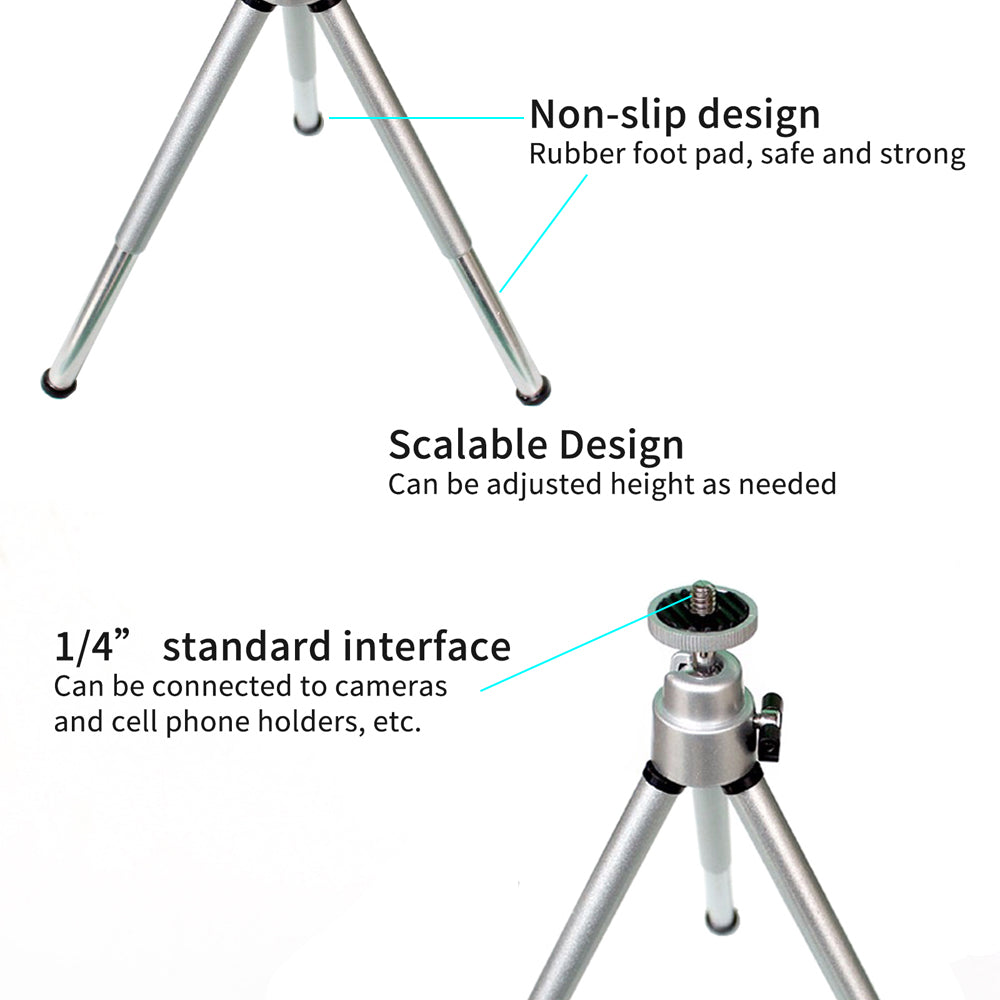 Compatible WithApple, Compatible WithApple , Universal Mini Flexible Tripod Stand ForCanonNikon Digital Cameras Camcorder