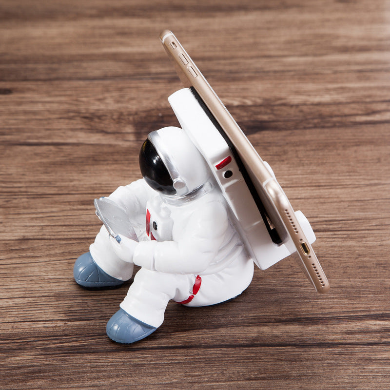 Simple Astronaut Mobile Phone Stand Student Desktop Holder Cute Spaceman