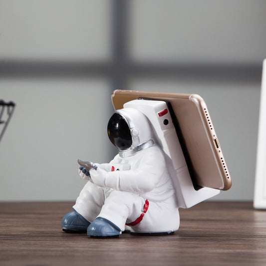 Simple Astronaut Mobile Phone Stand Student Desktop Holder Cute Spaceman