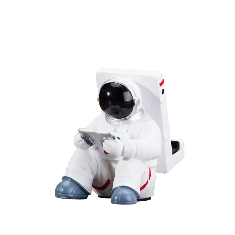 Simple Astronaut Mobile Phone Stand Student Desktop Holder Cute Spaceman