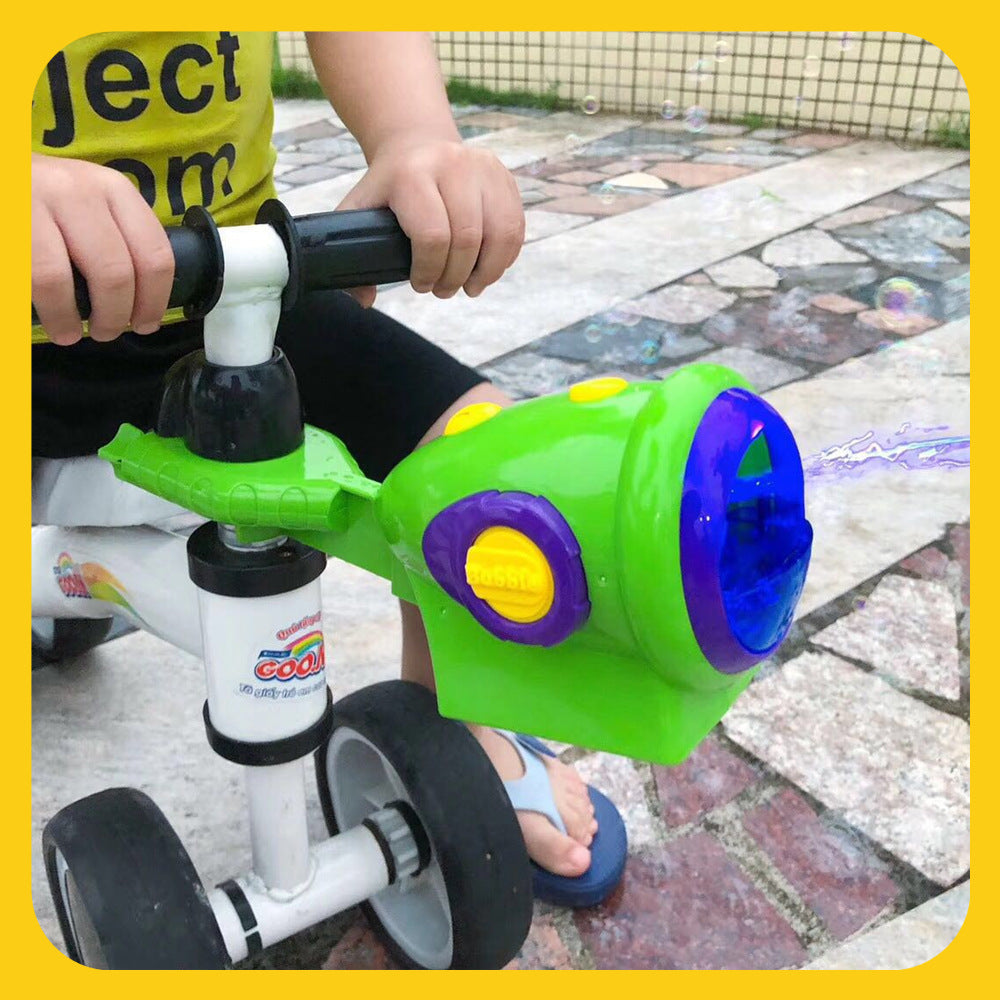 Bike Bubble Machine Automatic Bubble Machine Gun Soap Glow Bubble Blower Outdoor Kids Child Brinquedos Toy For Kids