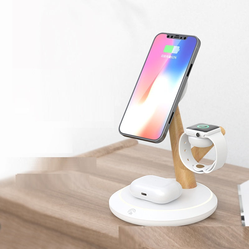 Magnetic Wireless Charger 4 In 1 Stand For Phone Wireless Charging Station For Apple Watch